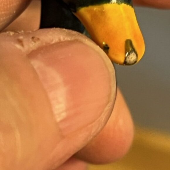 Lot of 3 single salt pepper shakers Made in Japan duck parrot bunny *READ* - Picture 5 of 10